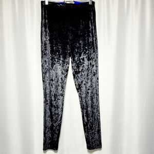 Yitty Black Velvet Hi-Rise Shape & Firm from Lizzo Women's Leggings (XL)